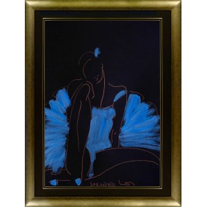 Joanna Sarapata, Blaue Ballerina aus der Serie Ecole de Paris, 2022