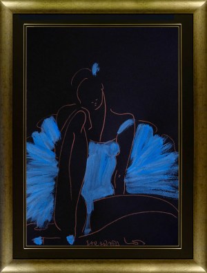 Joanna Sarapata, Blue Ballerina z cyklu Ecole de Paris, 2022
