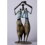 D.Z., Our home is where we are together (Bronze, height 41 cm)