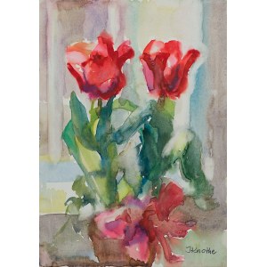 Irena Knothe (1904-1986), Tulips, 1960s.
