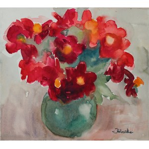Irena Knothe (1904-1986), Bouquet of margaritas, 1960s.
