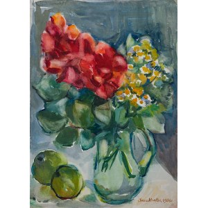 Irena Knothe (1904-1986), Kwiaty i owoce, 1964