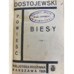 Dostojewski Fiodor, Biesy: powieść. T. 1-2 [Półskórek]