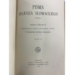 Juliusz Słowacki, Pisma Juliusza Słowackiego. T. 1-6 [Polokožená].
