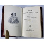 Słowacki Juliusz, Pisma Juliusza Słowackiego. T. 1-6 [Półskórek]