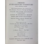 French 18th century furniture and decorations New York 1957