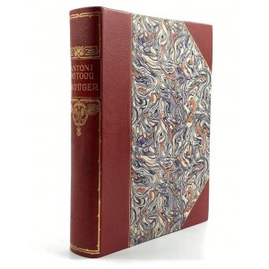 Potocki Antoni - Grottger [Rare color variant of the binding] [Half leather].