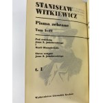 Witkiewicz Stanisław, Dzieła zebrane. T. 1-2 in 3 Bänden. [Kunst und Kritik bei uns, Künstlerische Monographien].