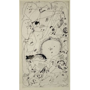 Ink drawing signed W. Markowski [?] 1967