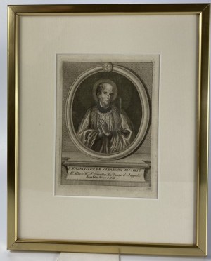 Franciszek de Hieronimo sztych z XIX w.