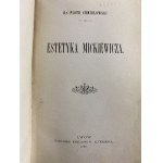 Chmielowski Piotr, Mickiewiczs Ästhetik [1898][Halbtasche].