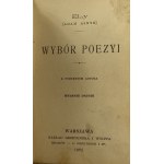 [Asnyk Adam] El...y Auswahl von Gedichten [2. Auflage] [Halbleder].