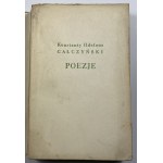 [Věnování Natalie Galczyńské] Galczyński Konstanty Ildefons - Poezje. Szkolne wydanie [Marian Stachurski] [Czytelnik 1956].
