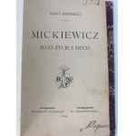 Konopnicka Maria, Mickiewicz his life and spirit [1899][polokožená].