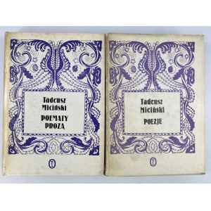 Micinski Tadeusz, Poetry and Prose Poems