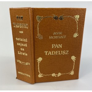 Mickiewicz Adam, Pan Tadeusz [Miniatura Verlag].