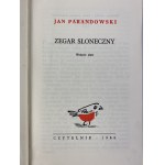 Parandowski Jan - Zegar słoneczny [obal Jan Młodożeniec].