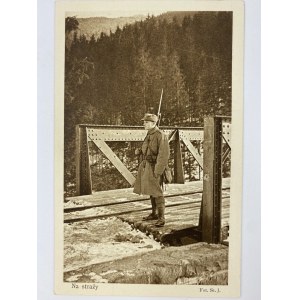 Postcard. On guard.