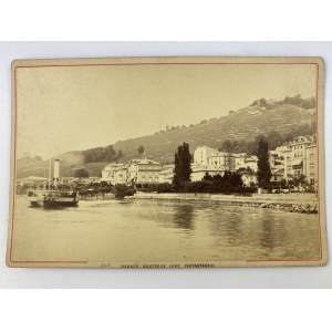 Photo on cardboard. Montreux.