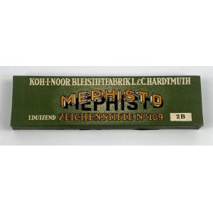 L. &amp; C. Bleistifte. Hardtmuth. Kartonbox mit einem Satz von 12 Bleistiften von Mephisto.