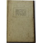 Zegadłowicz Emil, Dziewanny sześć ballad wtórne [author's signature][edition of 100 copies][period leather binding].