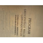 Program of the solemn November evening dedicated to the works of Stanisław Wyspiański