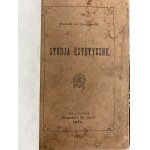Dzieduszycki Wojciech, Studies in Aesthetics [Wojciech Grodzicki][Half-page].