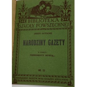 Gutsche Jerzy, Zrození novin [kožený přebal].