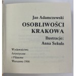 Adamczewski Jan, Osobliwości Krakowa [Bibliofilské vydání miniatur].