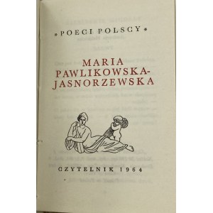 Pawlikowska - Jasnorzewska Maria, seria Poeci Polscy