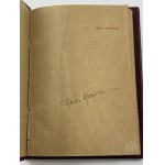 Whitman Walt, Three Poems [1st Polish edition][Stanislaw de Vincenz][leather cover].