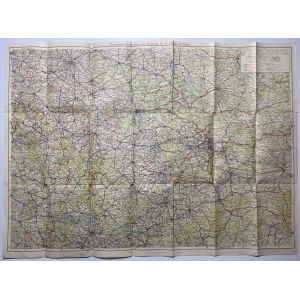 [Car map Opole - Krakow] Ravensteins Grosse Rad - und Autokarte Nr. 41: Oppeln - Krakau