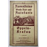 [Car map Opole - Krakow] Ravensteins Grosse Rad - und Autokarte Nr. 41: Oppeln - Krakau