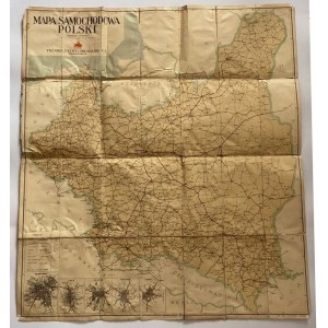 Mapa Samochodowa Polski Trzaska Evert i Michalski