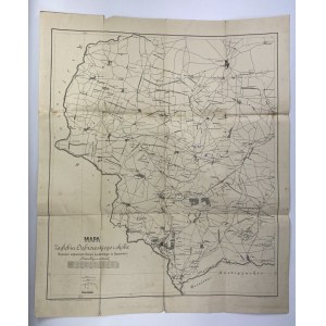 Mapa Zagłębie Dąbrowskie a okolí 1911