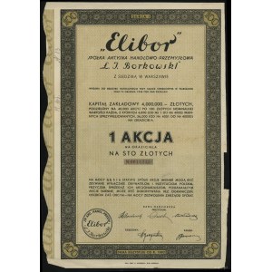 Poland, 2 x shares for 100 zlotys, 1930-1934