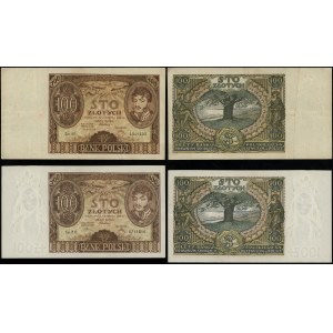 Polska, zestaw: 2 x 100 złotych, 2.06.1932, 9.11.1934