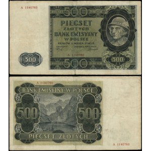 Poland, 500 zloty, 1.03.1940