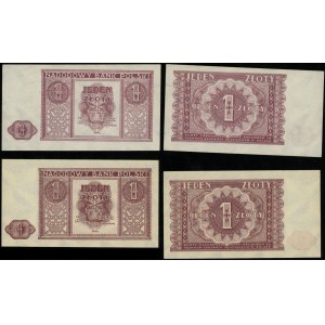 Poland, set: 2 x 1 gold, 15.05.1946