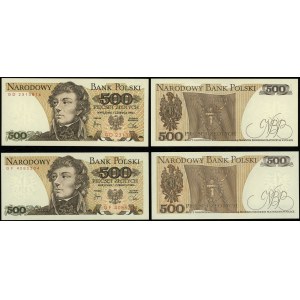 Poland, set: 2 x 500 zloty, 1.06.1982