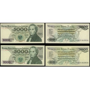 Polen, Satz: 2 x 5.000 Zloty, 1.06.1982