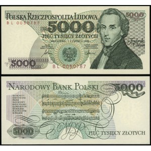 Poland, 5,000 zloty, 1.06.1986