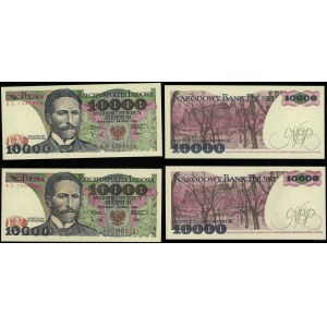 Poland, 2 x 10,000 zloty, 1.12.1988