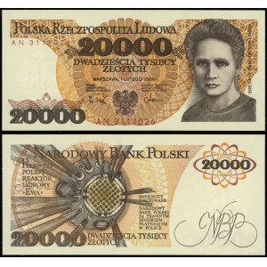 Poland, 20,000 zloty, 1.02.1989