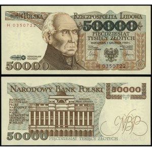 Poland, 50,000 zloty, 1.12.1989