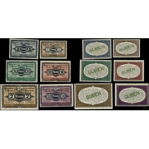 camp bills, set of 5 bills, 1.10.1917