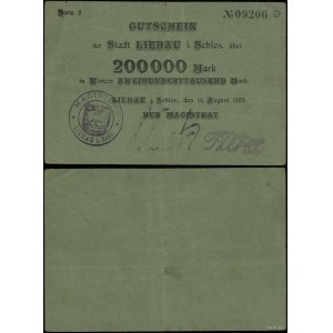 Silesia, 200,000 marks, 11.08.1923