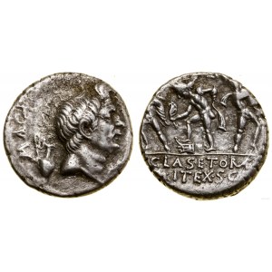 Roman Republic, denarius, 37-36 B.C., mint in Sicily