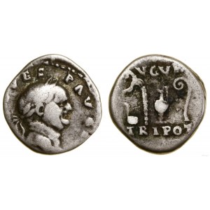 Cesarstwo Rzymskie, denar, 70-72, Rzym