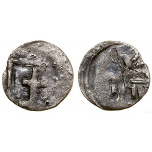 Poland, crown denarius, 1386-1389, Wschowa